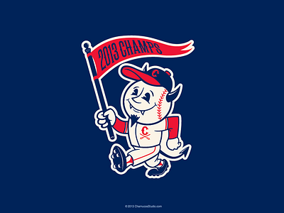 Mr.Chamuco Champs baseball chamuco devil illustration mascot vintage