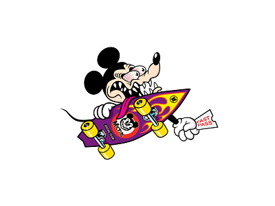 Slasher Mickey - Micfits chamucosstudio disney illustration santacruz