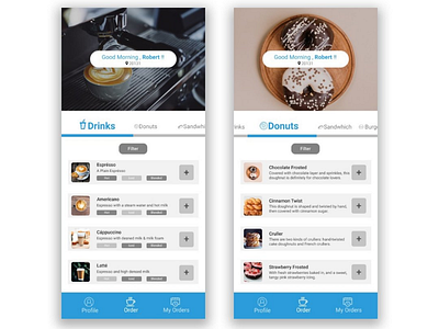 Food ordering app at your service ! app concept design designer graphics mock up website