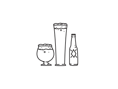 Beer, anyone? beer iconography illustration