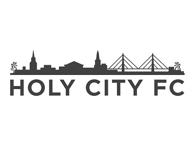 Holy City Football Club- Full Text Lockup brand carolina charleston crest football futball logo soccer south sports usl