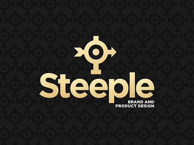 Full Steeple Lockup brand branding charleston icon illustration logo typography vector
