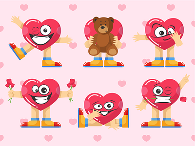Valentine art art of the day cute design digital art hearts illustration illustrator love procreate valentines day vector art
