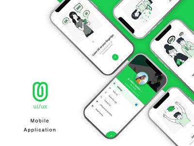 UI/UX Mobile App illustration art mobile app design uiux ux design