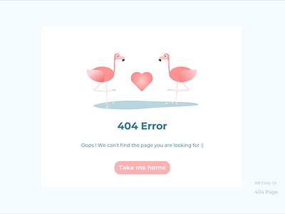 #8 Daily UI--404 Page