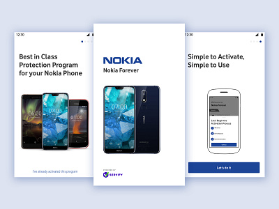 Nokia Forever App Onboarding