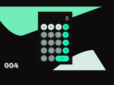 Daily ui #004 004 100dayschallenge calculator app calculator ui iphone design iphonex new beginning ui uiconcept uidesign