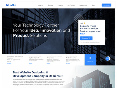 IT Service Provider Website Design app design branding design graphic design illustration logo ui ui ux design uidesign ux vector website website design