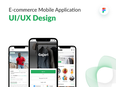 E-Commerce Mobile Application app design application branding design illustration logo mobile ui ui ux design uidesign ux vector
