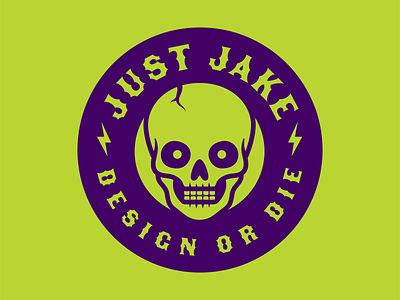 Design or Die Badge badge logo skull