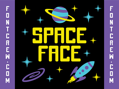 SPACE FACE FONT