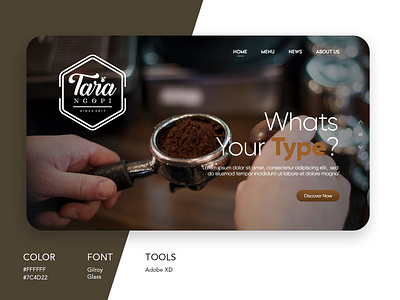 Landing Page for Tara Ngopi