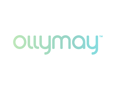 Ollymay — Logotype blue green logo logotype ollymay teal typography