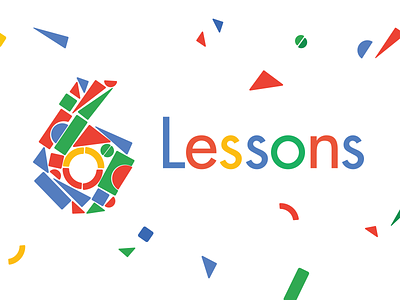 Six Lessons… article blocks color editorial google illustration