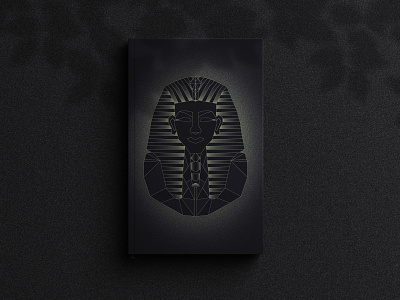 Sharped Pharaoh black book cover design egypt icon illustration illustrator logo logo design logodesign minimal origami pharaoh sharp