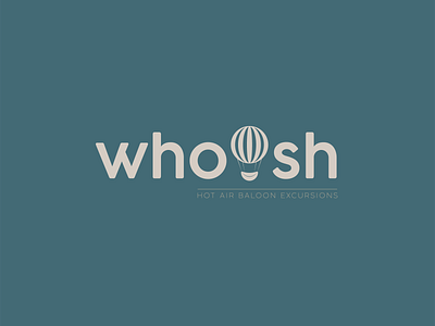Whoosh - Hot Air Balloon excursions - #DailyLogoChallenge balloon brand branding dailylogochallenge design hotairballoon icon logo logo design logodesign vector whoosh