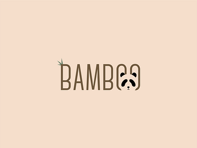 Bamboo - Panda logo - #DailyLogoChallenge