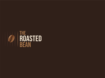 The Roasted Bean - Coffee shop logo - #DailyLogoChallenge bean branding coffee dailylogochallenge design icon logo logo design logodesign roasted ui vector