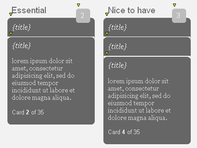 Card sorting online tool