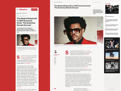 Rolling Stone Magazine Redesign Concept