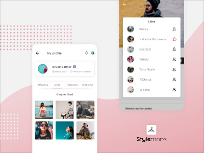 My Profile Screen - StyleMore | Fashion App