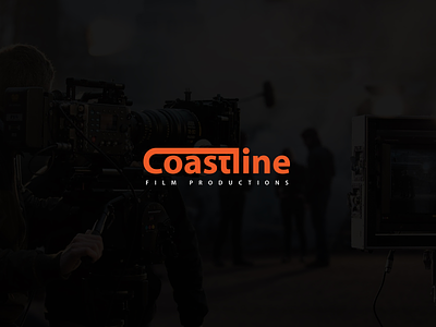 Coastline film productions logo design awesome cinematography creative film inspiration logo pinterest wordmark