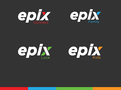 Epix• abstract awesome branding inspiration letter logo mark wordmark