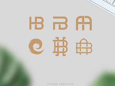 Icons collections awesome icons logo monogram