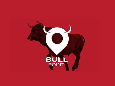 Bull point logo design