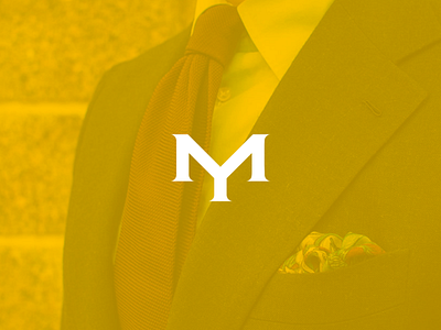 Ym monogram for fashion branding