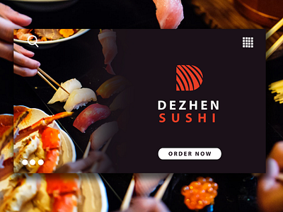 DezhenSushi® Uiux app appdesign brand branding dashboard dashboarddesign design dribbble dribbblers graphic logo pinterest ui uiux uix