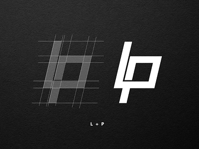 LP® monogram brand branding design dribbble dribbblers graphic grid ideas logo logoideas lpmonogram minimal mockup monogram