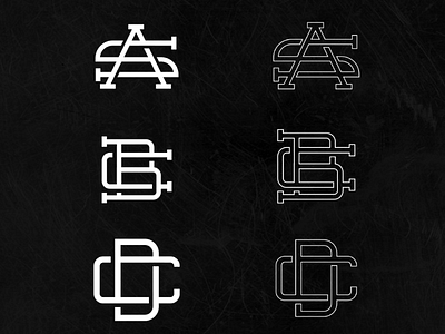 Vintage monograms collection asmonogram bcmonogram brand cbmonogram collection collections creative dcmonogram design dribbble graphic logo monogram monograms samonogram vintage