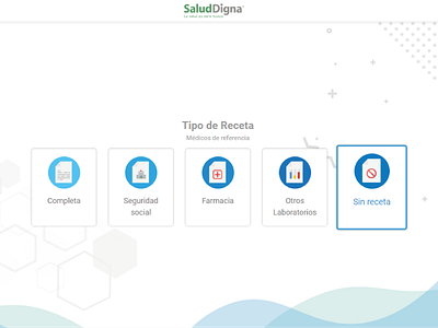 Choose The Type Of Medical Prescription css design html ilustrator medical ui ux