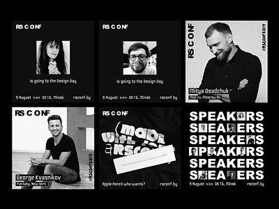 RS Conf 2019 + Design Day advertising brand branding conference event facebook font identity illustration instagram lettering post print social media speaker tech technology type typography wordmark