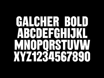 Galcher Unicase Font