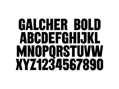 Galcher Unicase Font