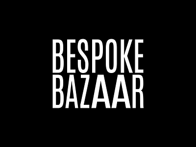 Bespoke Bazaar art artist brand branding digital fineart font gallery graffiti identity lettering letters logo nft online pop type typeface typography urban