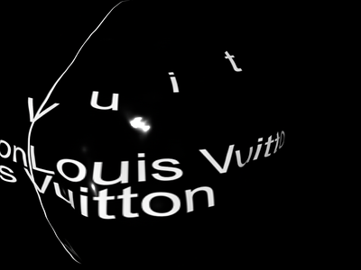 Louis Vuitton 3d animation art brand branding c4d cinema4d coding creative fashion generative identity illustration javascript lettering louis vuitton motion processing texture typography