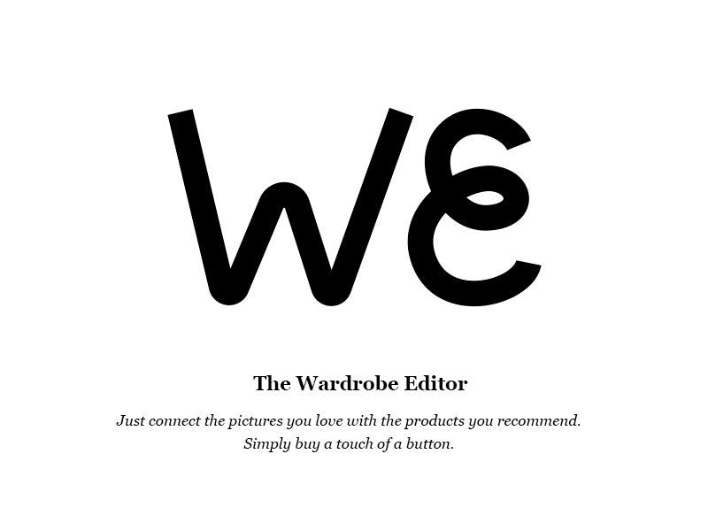 The Wardrobe Editor brand concept fashion graphic identity illustration logo styles type typography underground web