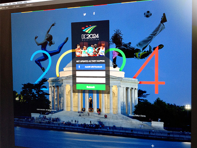 DC2024 Olympics Landing Page (alternate) adaptive engage landing page olympics responsive summer teamengage washington dc web