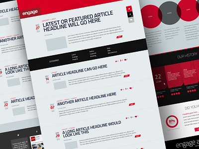 Wireframe Engage Blog article blog engage feature post red teamengage wireframe