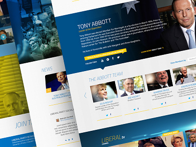 Liberal Party of Australia — Home Page australia campaign election engage liberal party politics teamengage tony abbott website