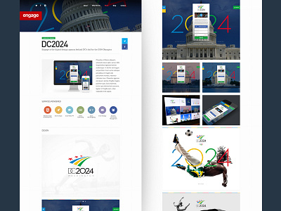 Engage • Project Page dc2024 olympics portfolio project summer teamengage washington web website work