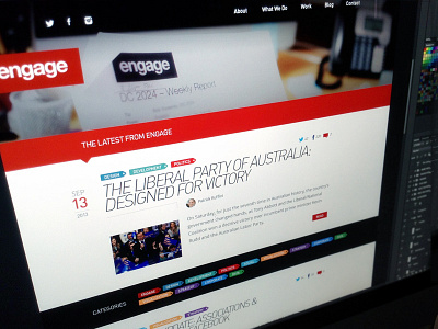 Engage • Blog agency article blog design news post teamengage web website wordpress