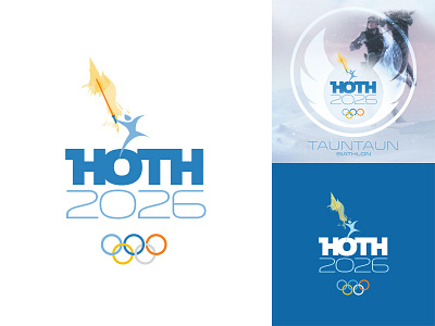 HOTH 2026 hoth jedi lightsaber logo movie olympics parody skywalker star wars tauntaun winter