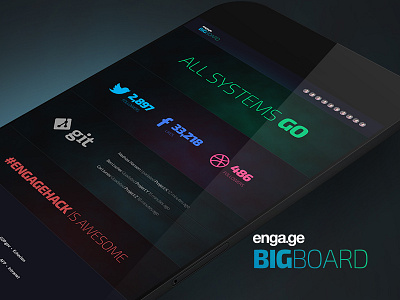 Engage BIGBOARD App app big board display engage monitor mount tv wall