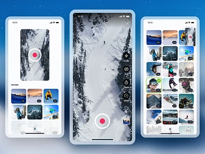 Rumble Camera App app camera interface mobile rumble ui unfold ux video