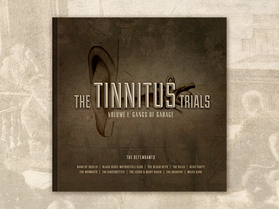 The Tinnitus Trials V.1 cover designers.mx designersmx law mix music songs tinnitus trial