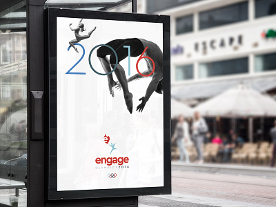 Engage Olympics 2016 poster office olympics poster